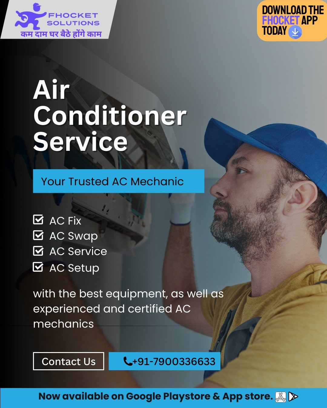 Same Day AC Service Near me for Gas Filling